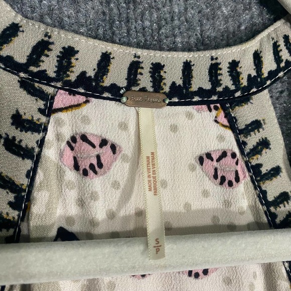 Free People White and Black Mini Dress - Picture 10 of 13